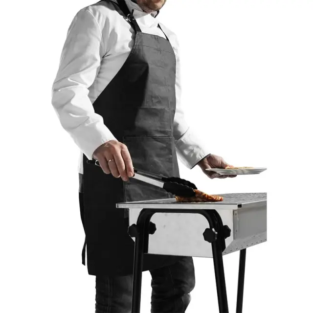 Ποδιά Μαγειρικής Barbeque Hendi 81X66 Μαύρο