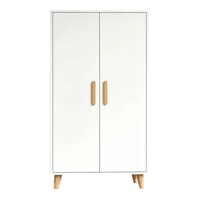 Ντουλάπι Tamera pakoworld λευκό με φυσική απόχρωση MDF 60x30x120εκ 2