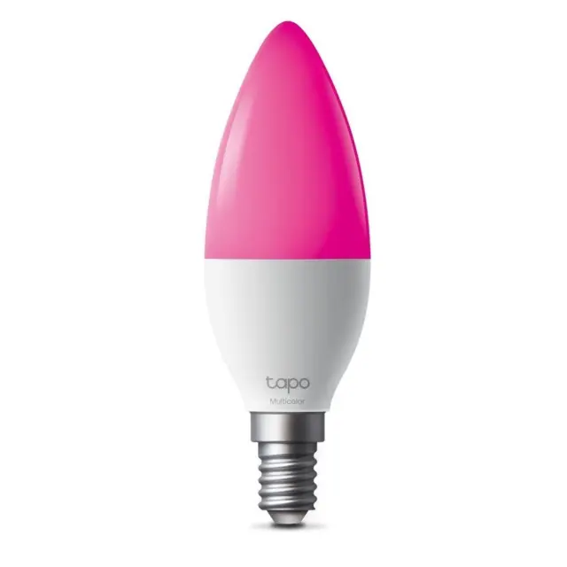 Tp-Link Smart Wi-Fi Candle Light Bulb, Multicolor (TAPO L430C) (TPTAPOL430C)