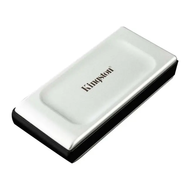 Kingston XS2000 Portable SSD 2 TB, external SSD (silver/black, USB-C 3.2 Gen 2x2 (20 Gbit/s))