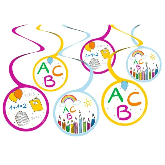 Κρεμαστά Διακοσμητικά ΣΧΟΛΙΚΗ ΧΡΟΝΙΑ /School Start /6 τεμ