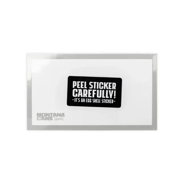 MONTANA WHITE EGGSHELL STICKER 3