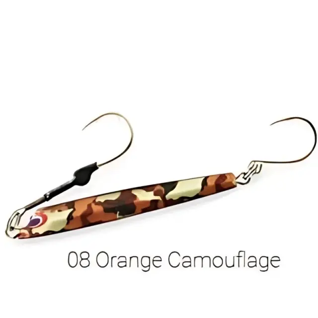 Πλάνος Sea Falcon Cutlassfish Jig – Ιαπωνική Χειροποίητη Τελειότητα 55gr 08.ORANGE CAMOUFLAGE