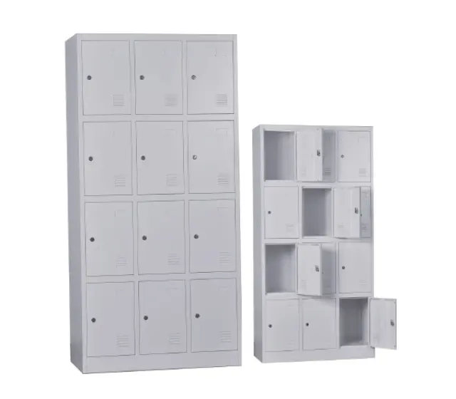 Ντουλάπι LOCKER 12 Θέσεων Μεταλλικό 90x40x185cm Γκρι