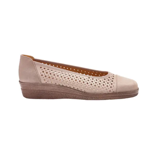 Gabor Μπαλαρίνες Γυναικείο δέρμα Nubuck Μπεζ GAB/26401 33-VISONE - 42,5