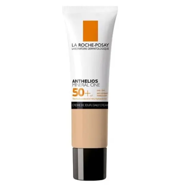 La Roche Posay Anthelios Mineral One Daily Cream SPF50+ Αντηλιακή Ενυδατική Κρέμα Προσώπου Με Medium Χρώμα 02, 30ml