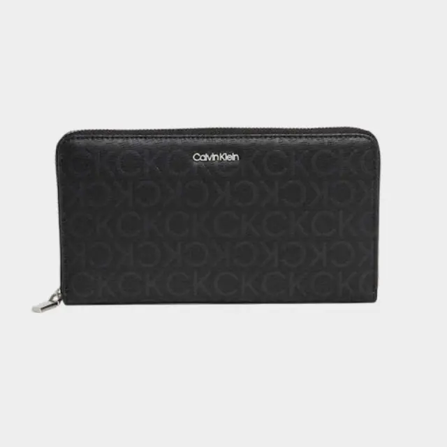 Calvin Klein - Γυναικείο Πορτοφόλι Μεγάλο Ck Must Za Wallet Xl_Epi Mono K60K611869-0GJ Μαύρο