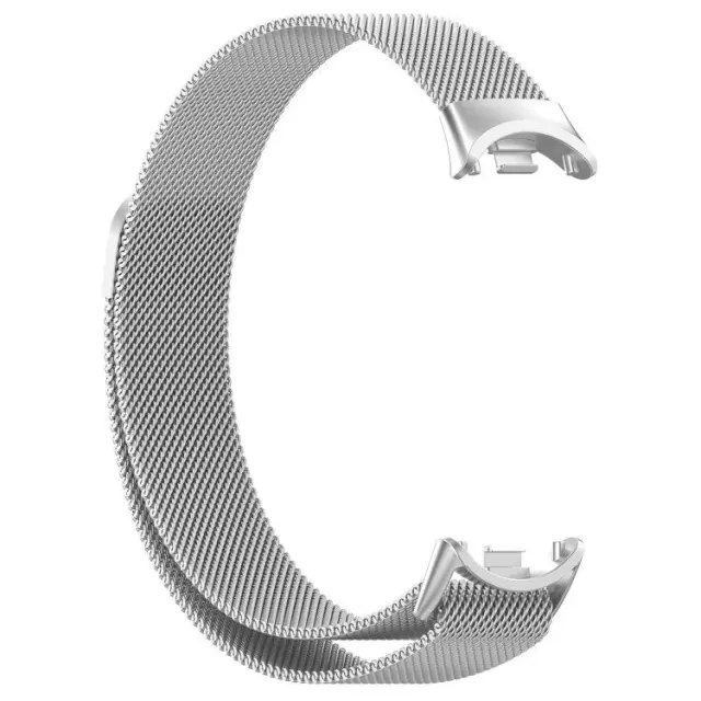 Λουράκι Milanese για Xiaomi Smart Band 8/Smart Band 9/Smart Band 10 - Silver OEM 2