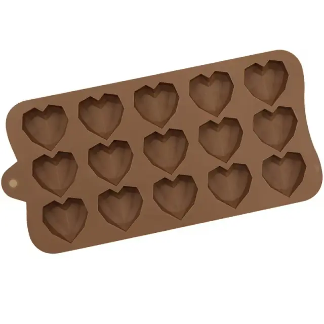 Καλούπι σιλικόνης, Καρδιές melts, 21x11cm