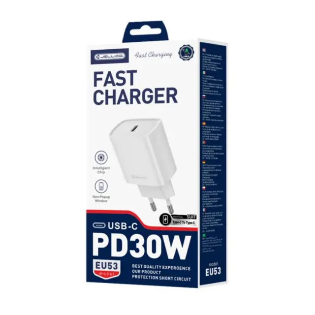 Φορτιστής Jellico EU53 PD 30W USB-C - White 2