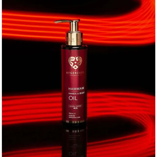 AVGERINOS COSMETICS Hammam Ξηρό Έλαιο Μακαντάμια για Μαλλιά και Σώμα 150ml 3