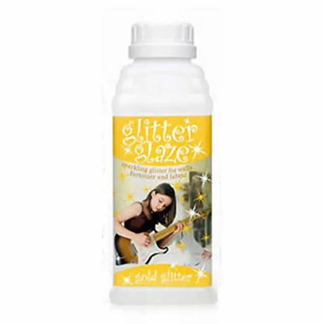 Glitter Γαλάκτωμα Polyvine Χρυσό 500ml