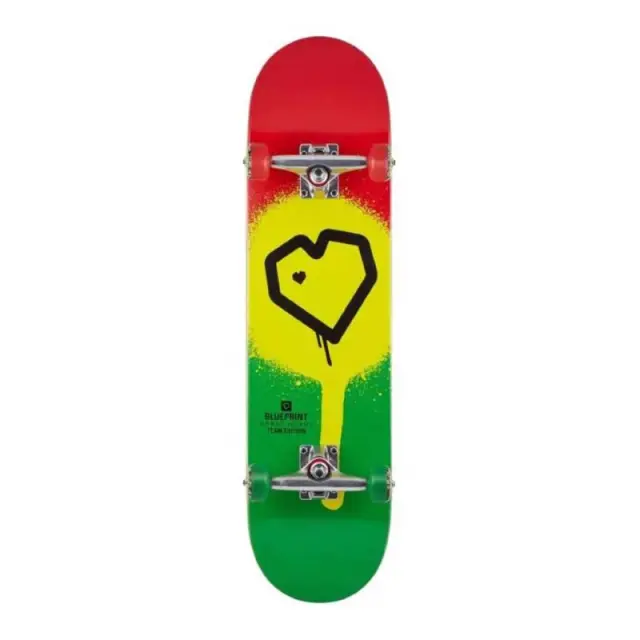 BLUE PRINT Spray Heart Complete Τροχοσανίδα 8'' - Rasta