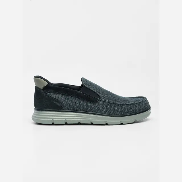 Imac Sneakers Ανδρικό ύφασμα/δέρμα Μπλέ IMA/102250 BLUE