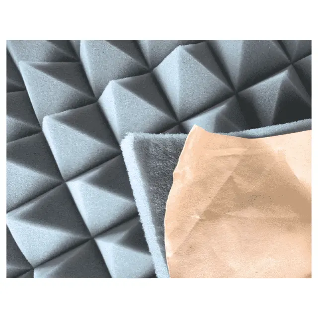 DNA AMR1 gray acoustic mat self-adhesive soundproofing foam reverberation echo reduction 200x100x5 cm 2
