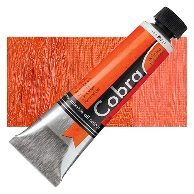 Λάδι Νερού Talens Cobra - 311 Vermilion - 40ml