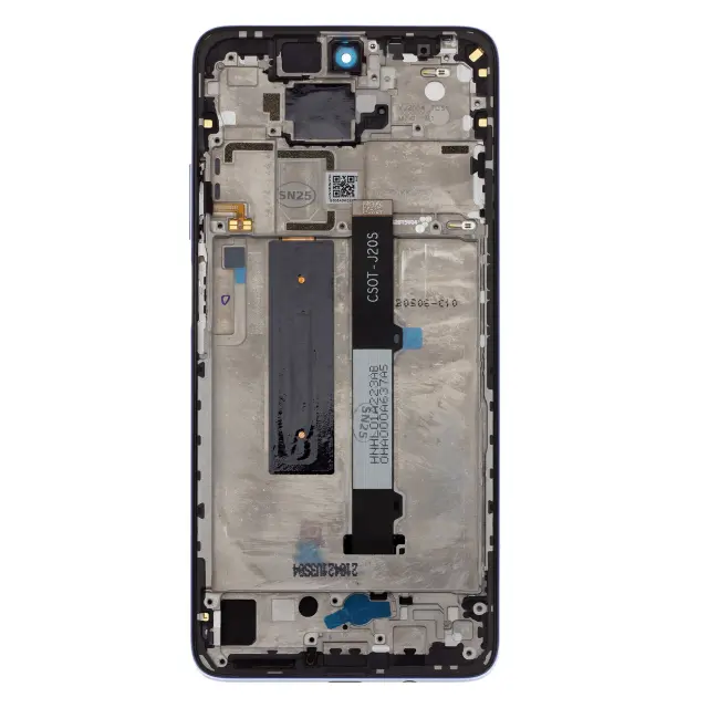 LCD Display + Touch Unit + Front Cover for Xiaomi Redmi Note 9 Pro 5G Black (Service Pack) 2