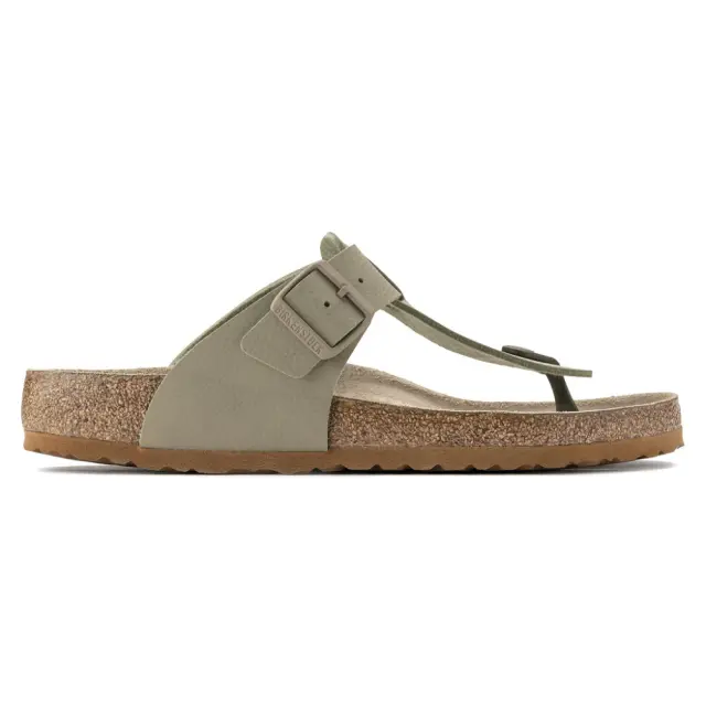 Birkenstock Σαγιονάρες Unisex Birko-Flor(ανθεκτικό υλικό της Birkenstock-επιτρέπει την επαφή με το νερό) Πράσινο BIR/MEDINA SOFT 1022454 F/KHAKI