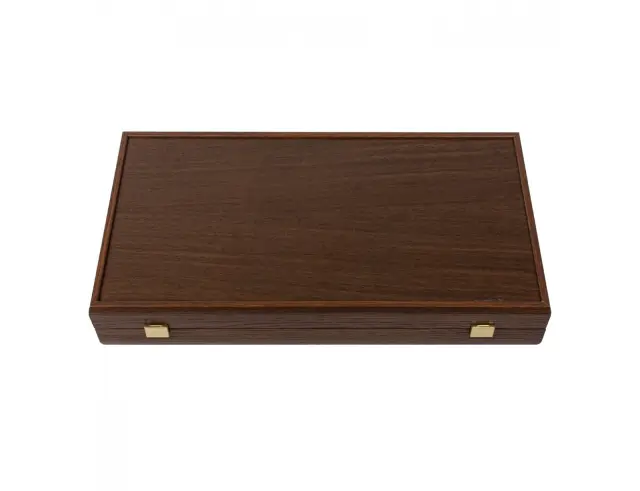 Σετ Χειροποίητο Τάβλι Premium Wenge & Walnut Burl Manopoulos από Ξύλο με διαστάσεις 48x26cmTVV1JD 2
