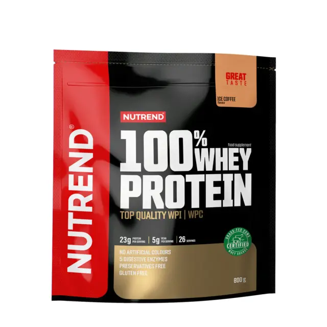 Nutrend 100% Whey Protein ice-coffee, 800-g