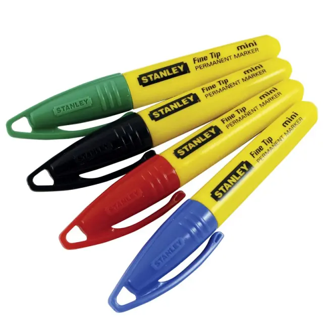 Μαρκαδόροι Λεπτοί 4 Χρώματα STANLEY MINI FINE TIP 1Τμχ 2