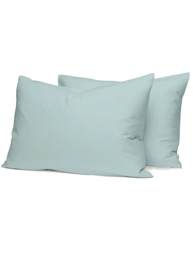 Μαξιλαροθήκες Cotton Feelings 114 Light Aqua 50x70 Sunshine
