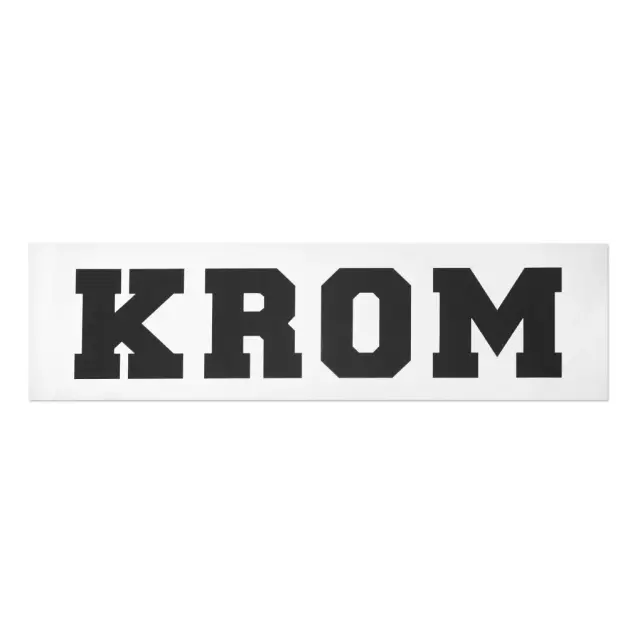 KROM Stickers 25 pack