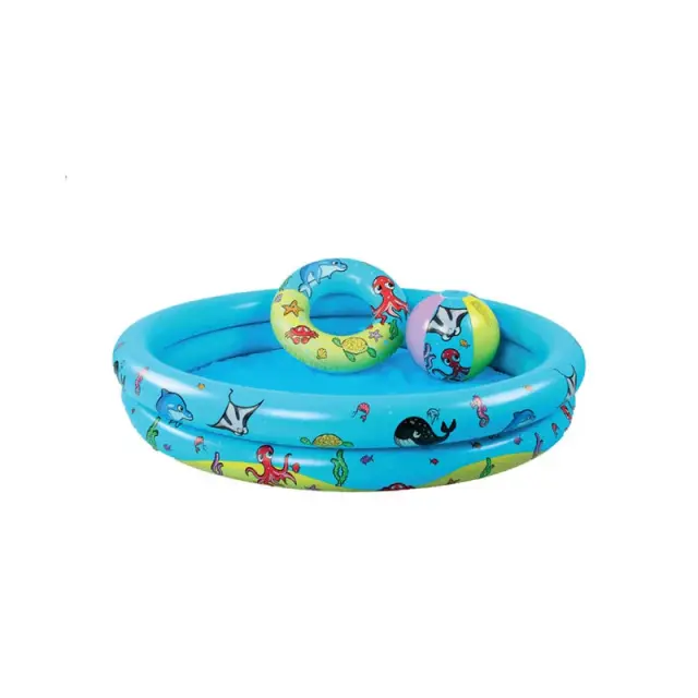 Swim Essentials Σετ Φουσκωτή Πισίνα Ø120εκ. με σωσίβιο και μπάλα "Marine" 952925