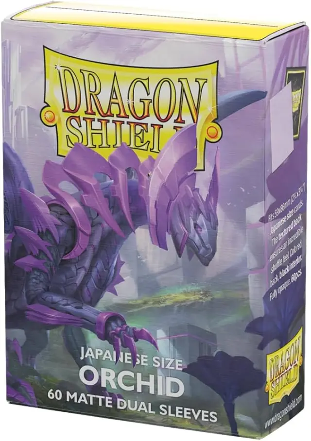 Dragon Shield Japanese size Dual Matte Sleeves - Orchid 'Emme' (60 Sleeves)
