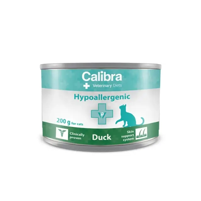 Calibra VD Cat Hypoallergenic Υποαλλεργική Κλινική Κονσέρβα Γάτας με Πάπια 200gr