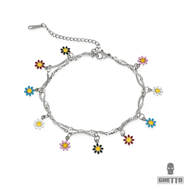 Ghetto New Anklet Summer Flowers