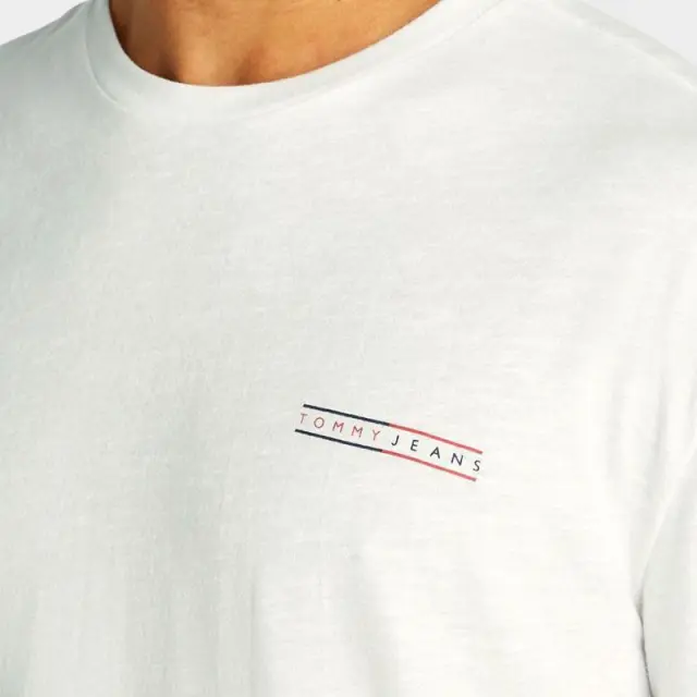 T-Shirt Tommy Hilfiger DM0DM21303_YBL Εκρού - 2XL 2