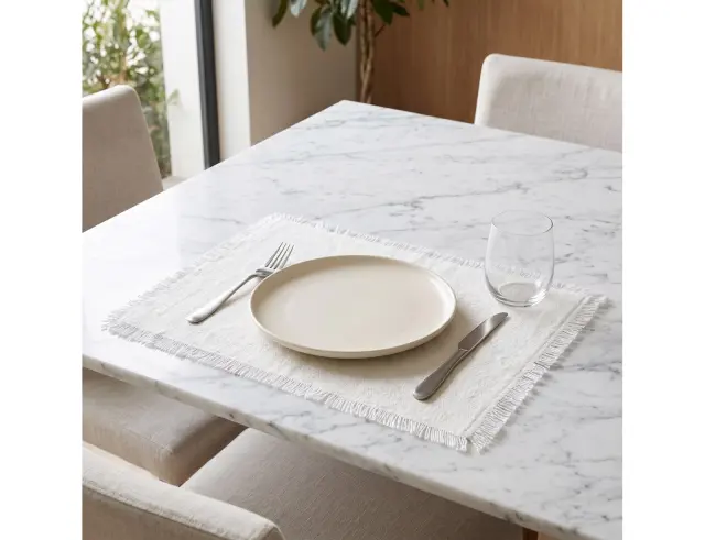 Σουπλά Maha Secret de Gourmet με διαστάσεις 45x30cm - White 188807E