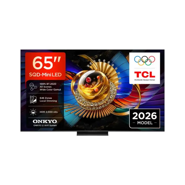 TCL 65Q7D Pro Smart Τηλεόραση 65" 4K UHD SQD-Mini LED Q7D Pro HDR (2026)