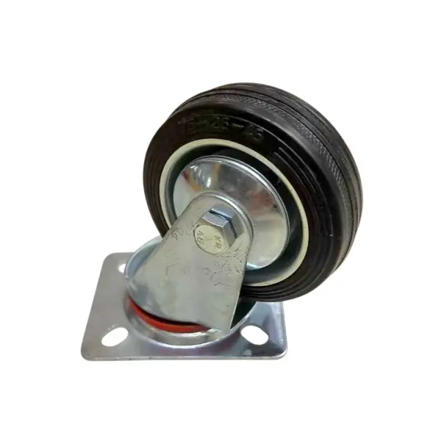 Ρόδα επίπλων περιστρεφόμενη - 125mm - 1 τεμάχιo - 228472