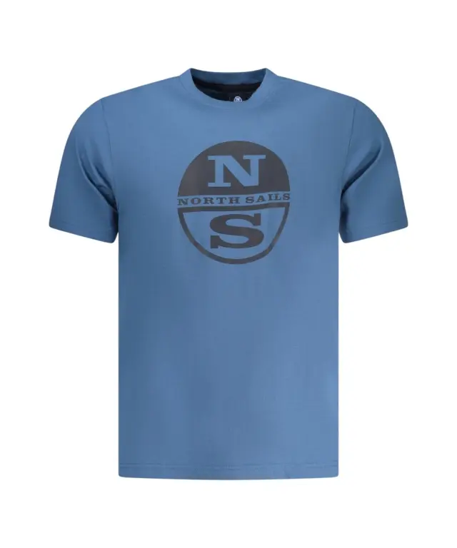 North Sails - Ανδρικό T-shirt Κοντομάνικο Regular Fit 996043-000-0776 Μπλε 3