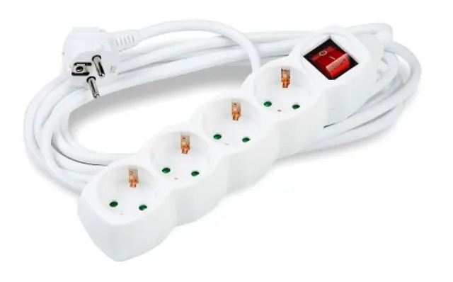 Technik Πολύπριζο 4 Θέσεων 3x1,5mm 3m με Διακόπτη 41.001.0009