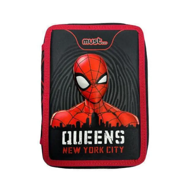 Diakakis Κασετίνα Διπλή Γεμάτη Spiderman Queens New York City (000508118)