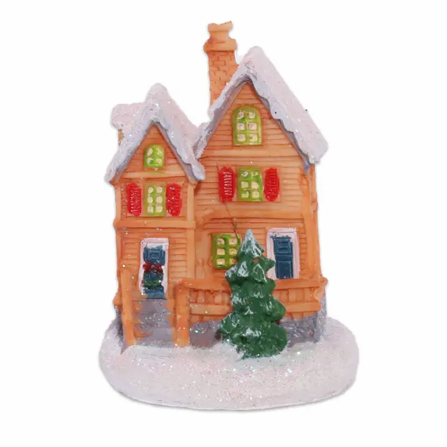 Artezan Christmas LED Table Top House Decoration Light Brown 8.5*6.5*6cm 15.004.0233