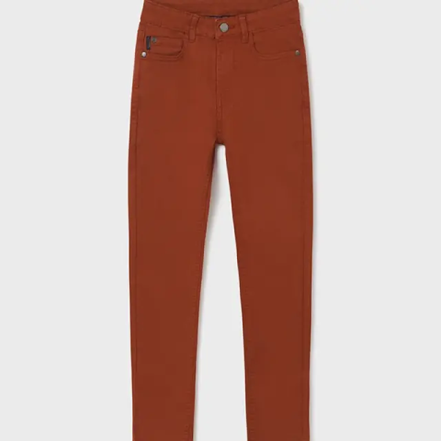 Junior 10 έως 18 ετών Παντελόνι slim fit ECOFRIENDS κεραμιδί - 12Ε