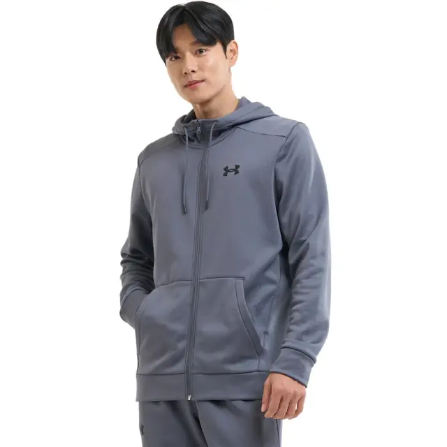 Under Armour Fleece FZ Hoodie (1373357-025) - Ανθρακί