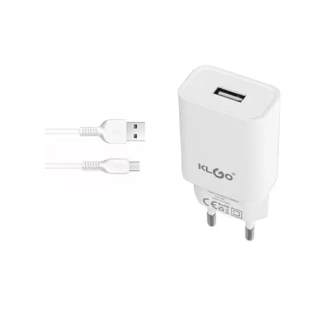 Φορτιστής με Θύρα USB-A και Micro USB KLGO KC-09A