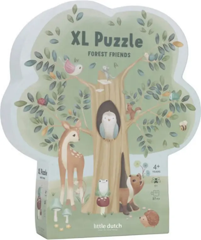 Little Dutch Παζλ δαπέδου 37 κομματιών Forest Friends FSC / LD7250 (Little Dutch)
