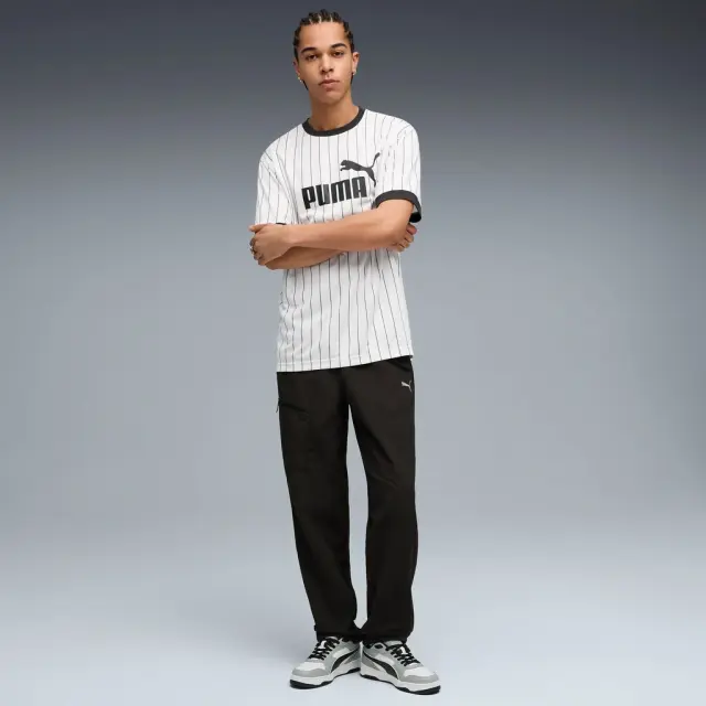 Puma Tech Woven Cargo Παντελόνι Φόρμας Γκρι - M 3
