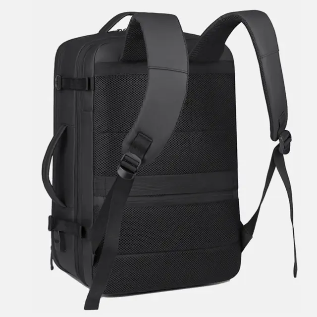 Αδιάβροχο Σακίδιο Πλάτης με Επέκταση 32x18x47 Playbags Collection PS2402. 34 lt - Μαύρο 3