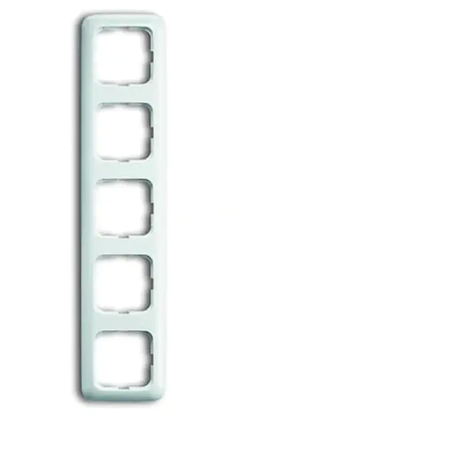 2515-214 Cover Frame 5gang(s) alpine white - Reflex SI