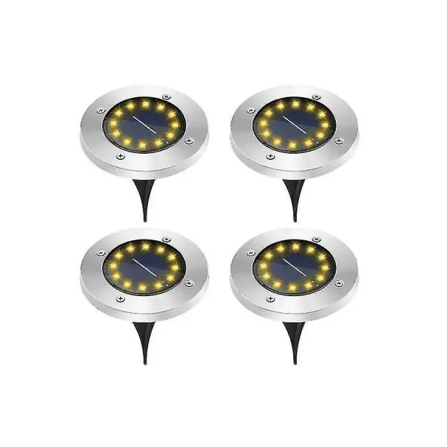 Ηλιακό φωτιστικό κήπου LED - Καρφωτό - 4pcs - 12LED - 431060