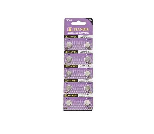 Αλκαλικές μπαταρίες - AG6 - LR920H/371A - 1.5V - 10pcs - 681064