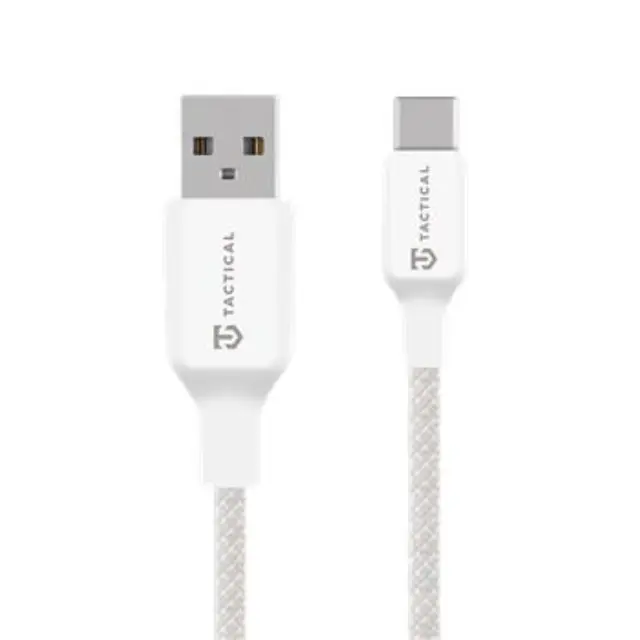 Tactical Stitch Thread Cable USB-A/USB-C 2m White