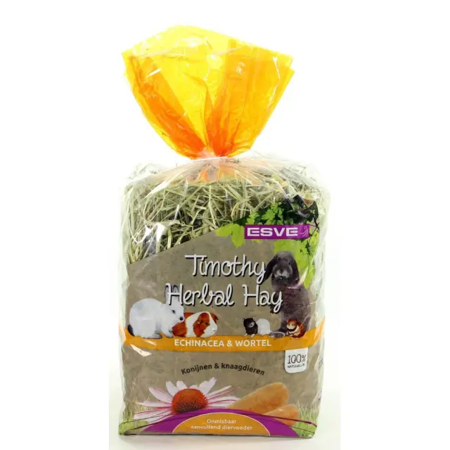 Esve Χόρτο Timothy με Echinacea & Καρότο για Κουνέλια & Τρωκτικά 600gr